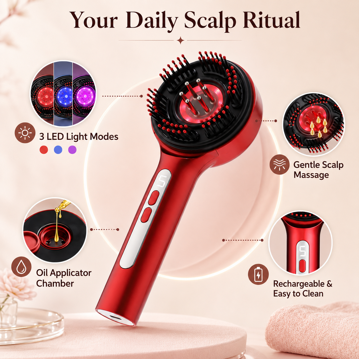 Snorglo Scalp Ritual Pro feature breakdown for scalp care routine