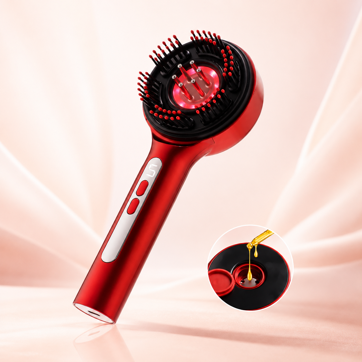 Snorglo Scalp Ritual Pro red scalp massager hero image